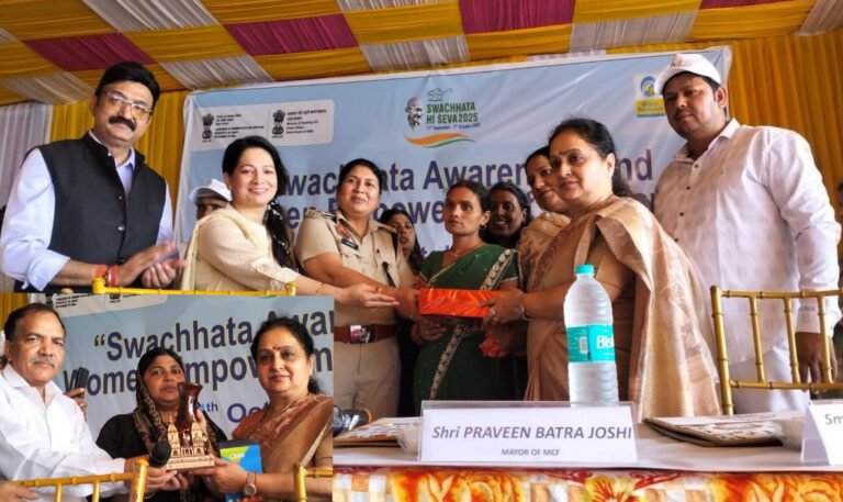 स्वच्छ भारत मिशन को बल: बसंतपुर से अजय नगर तक स्वच्छता रैली, महिलाओं को दी गई हाइजीन किट और आत्मनिर्भरता का संदेश