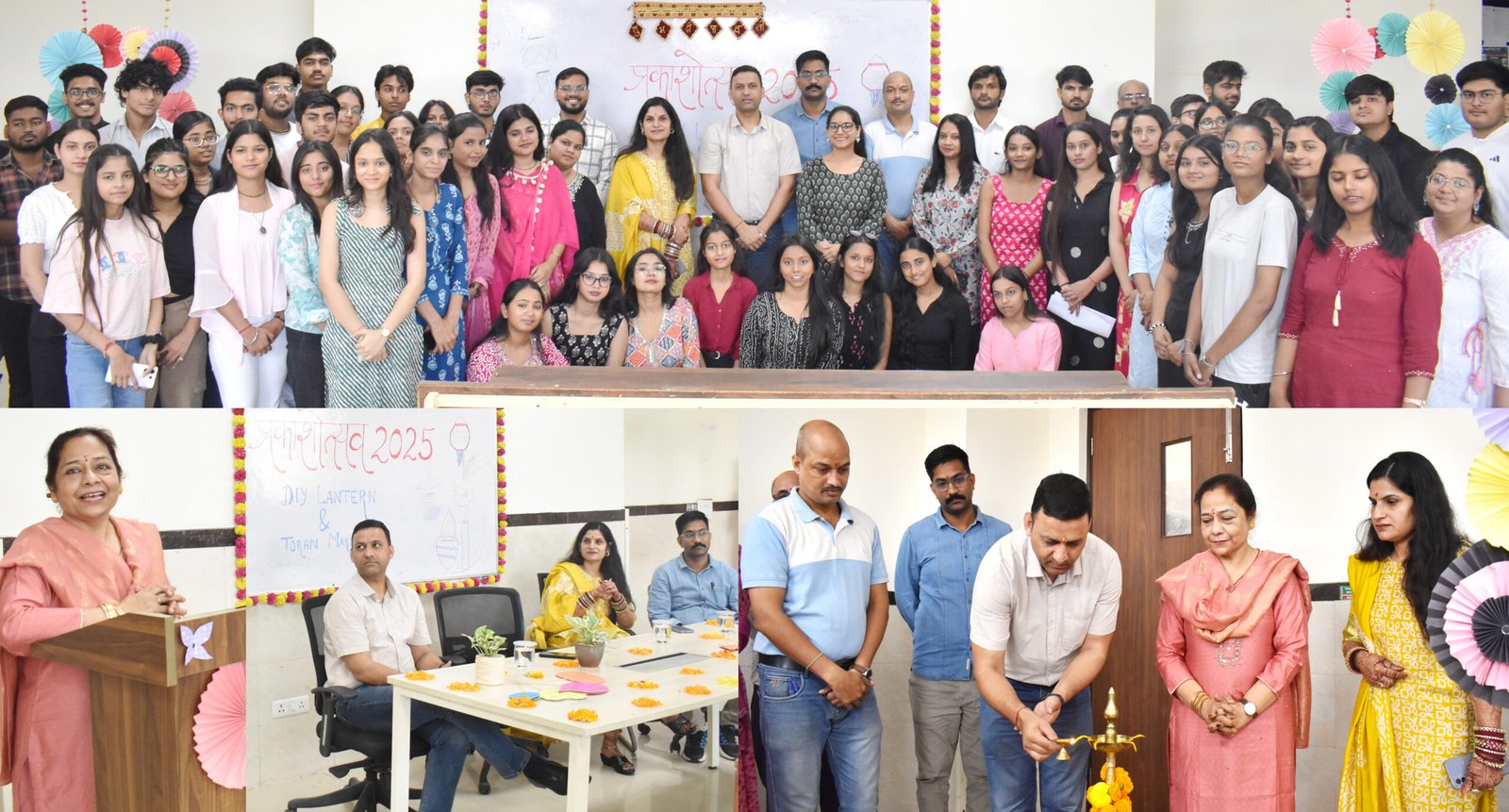 मीडिया विभाग के दृश्य क्लब द्वारा प्रकाशोत्सव 2025 का हुआ शुभारंभ,’वोकल फॉर लोकल’ का ध्यान रखते हुए जरूरतमंदों के साथ मनाएं उत्सव: प्रो.पवन सिंह