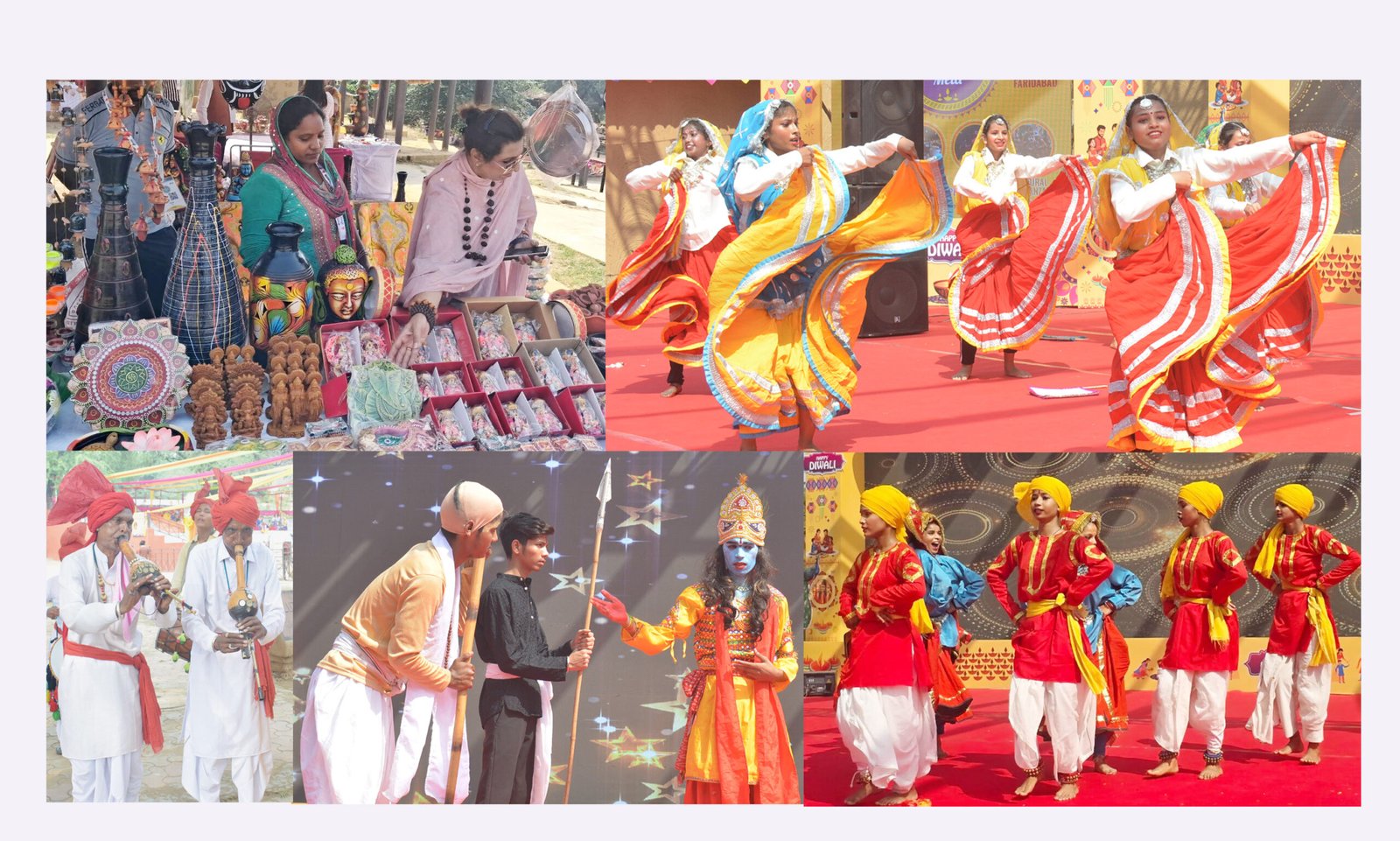 दीपावली मेला में सांस्कृतिक कार्यक्रमों से दर्शकों को आकर्षित कर रहे विद्यार्थी और कलाकार, देश की प्रगति की मुख्य कड़ी है आत्मनिर्भर भारत स्वदेशी मेला