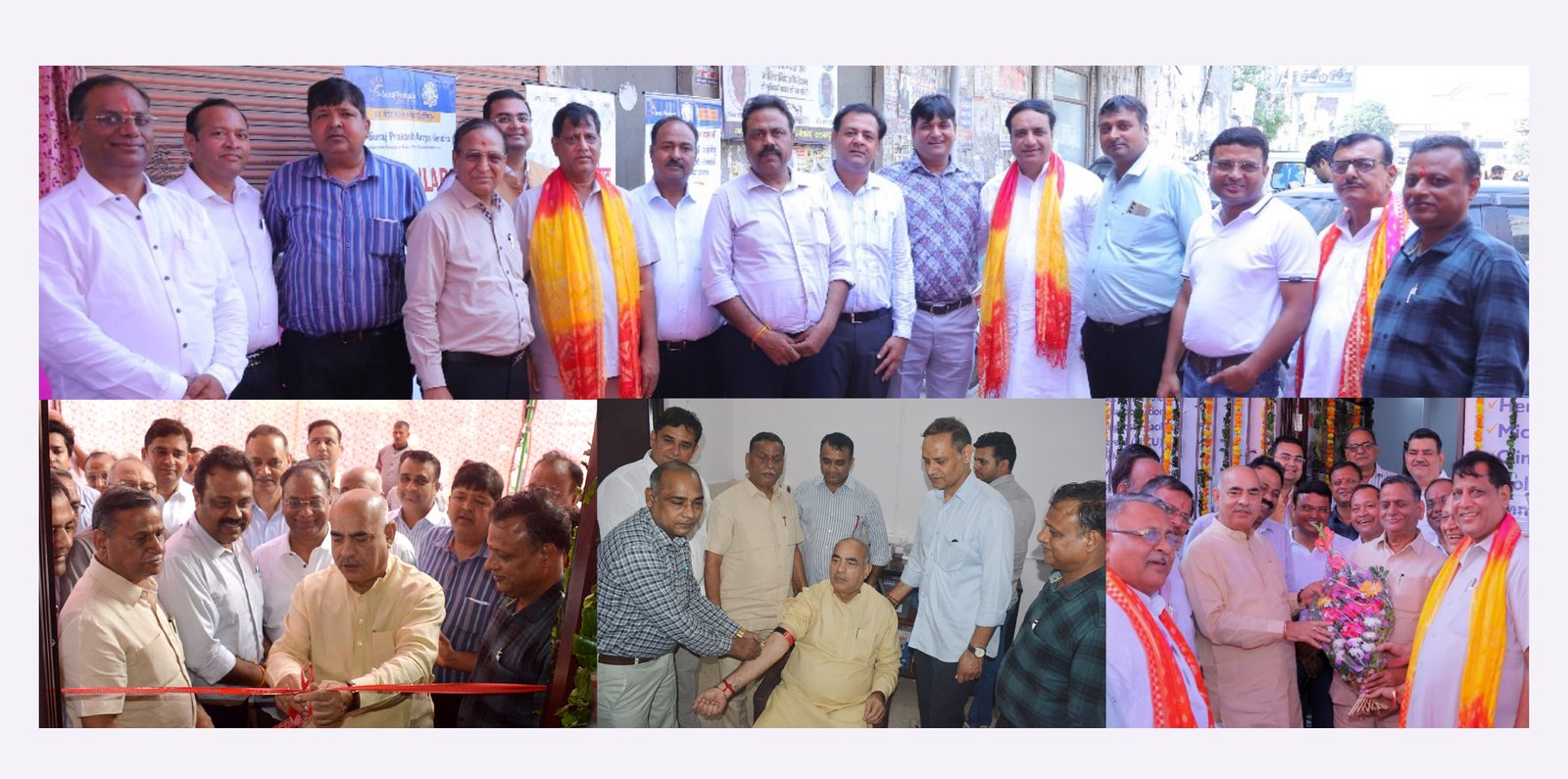 भारत विकास परिषद, बल्लभगढ़ शाखा ने किया डॉ. सूरज प्रकाश पैथ लैब कलेक्शन सेंटर का उद्घाटन