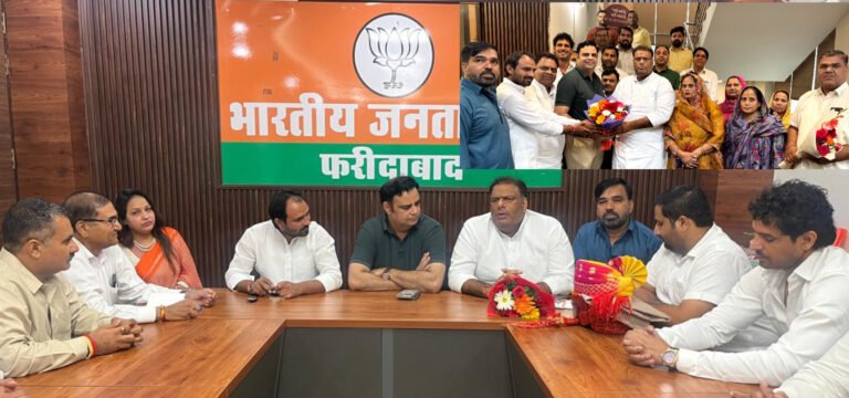 भाजपा ओबीसी मोर्चा फरीदाबाद के नवनियुक्त पदाधिकारियों की परिचय बैठक हुई संपन्न