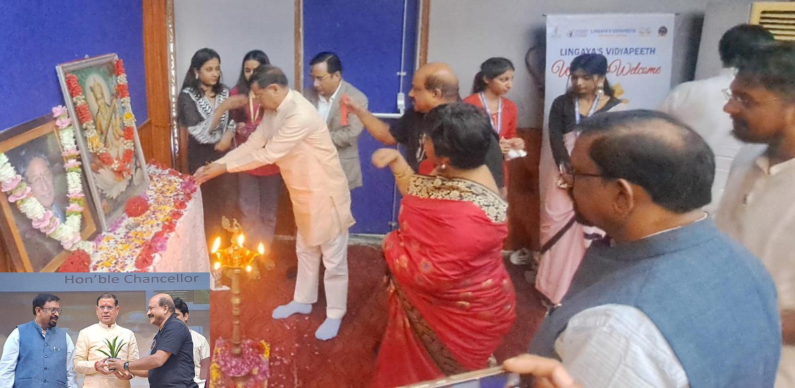 अपने लक्ष्यों को पूरा करें लेकिन समुदाय का भी ख्याल रखें ,लिंग्याज़ विद्यापीठ में दो दिवसीय हाईब्रिड वर्कशॉप का किया उद्घाटन – राजेश नागर 