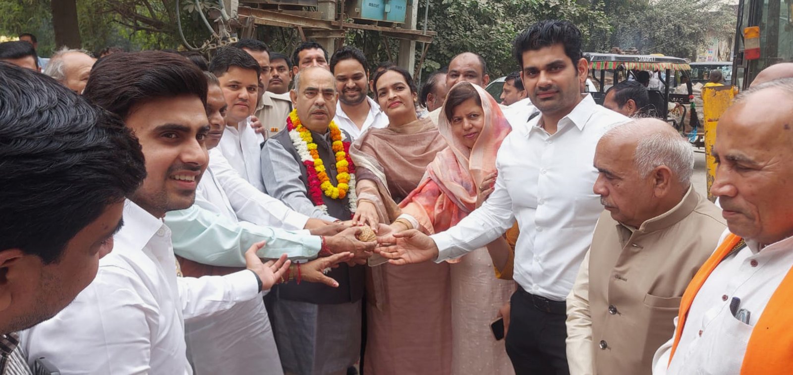 विधायक पं.मूलचंद शर्मा ने किया मिल्क प्लांट रोड के निर्माण कार्य का शिलान्यास, 71 लाख रुपए की लागत से बनकर तैयार होगी यह मुख्य सड़क