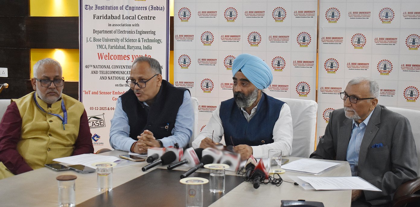 जेसी बोस विश्वविद्यालय में लगेगा देशभर के इंजीनियर्स का ‘महाकुम्भ’, आईओटी एवं सेंसर एम्बेडेड प्रणाली पर शोध-पत्र तथा नवाचारी प्रोजेक्ट्स प्रस्तुत किये जायेंगे 3 और 4  दिसंबर को