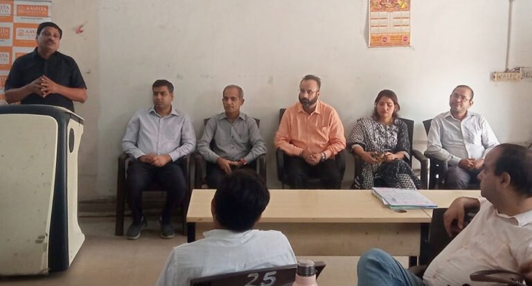 अमृता हॉस्पिटल द्वारा सराय ख्वाजा विद्यालय में कार्डियक केयर पर स्वास्थ्य वार्ता आयोजित