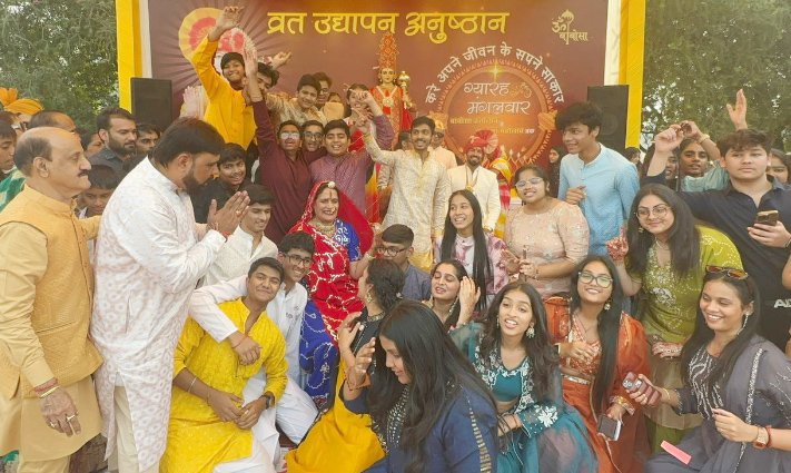 श्री बाबोसा भगवान मिंगसर महोत्सव -2025 की जोरदार तैयारियां दिल्ली में प्रारंभ, पंडाल के बाहर विशाल त्रिशूल  होगा मुख्य आकर्षण