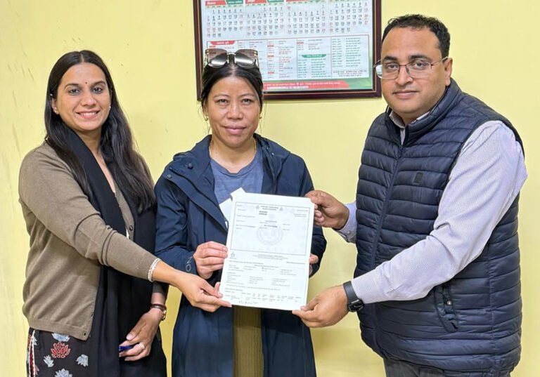 पद्म भूषण सम्मानित एमसी मैरी कॉम ने ग्रीन फील्ड में ऑनलाइन रजिस्ट्री कराकर बेची प्रॉपर्टी, डिजिटल प्रणाली की खुलकर सराहना की