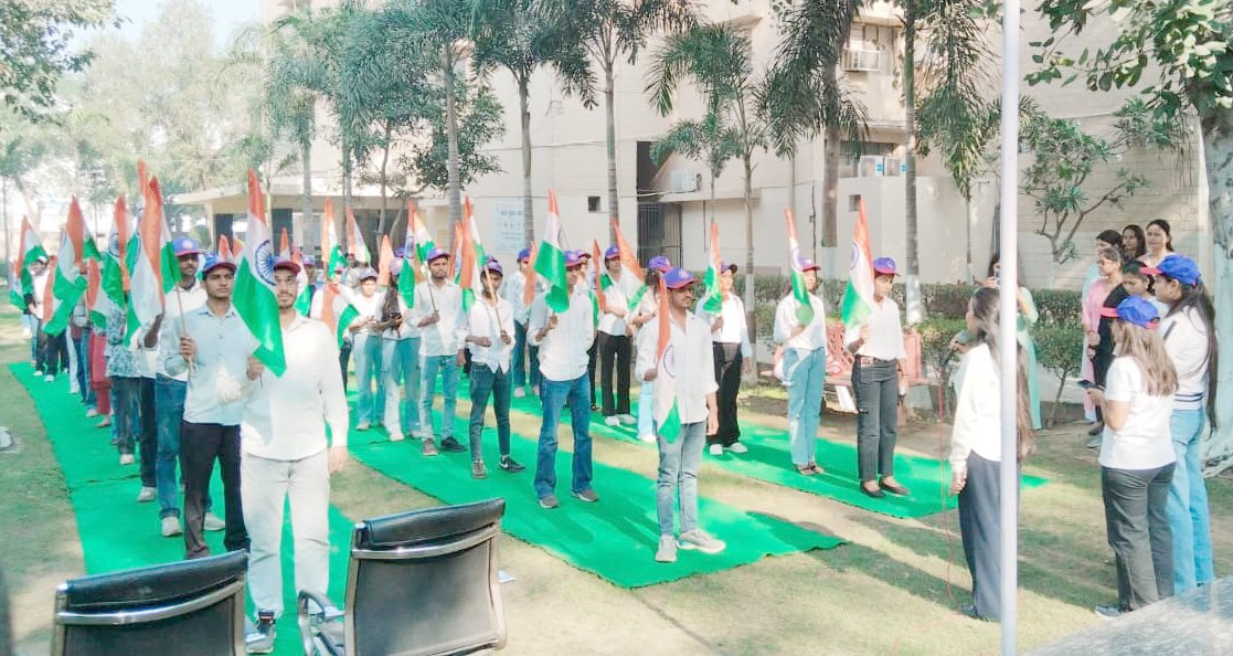 अग्रवाल कॉलेज बल्लभगढ़ की NSS यूनिट-II द्वारा “स्वतंत्रता की गूंज : वंदे मातरम् @150” समारोह का आयोजन