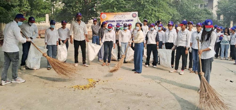 अग्रवाल कॉलेज बल्लभगढ़ की एनएसएस इकाई-II द्वारा “प्लास्टिक मुक्त अभियान” का सफल आयोजन किया गया