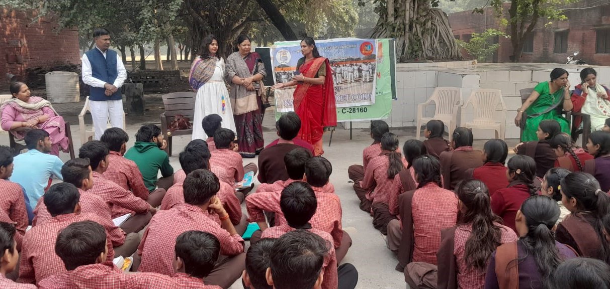 अग्रवाल कॉलेज बल्लभगढ़ द्वारा राजकीय विद्यालय साहूपुरा में भारतीय ज्ञान परम्परा पर डॉ. पूजा सैनी द्वारा दिया गया व्याख्यान