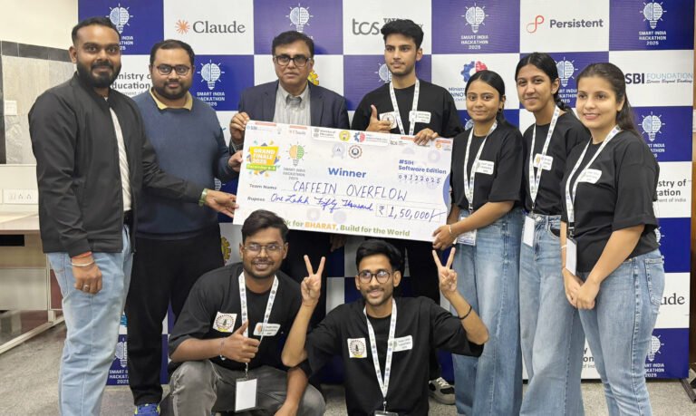 जेसी बोस विश्वविद्यालय की टीम “कैफीन ओवरफ्लो” ने स्मार्ट इंडिया हैकाथॉन- 2025 में प्रथम पुरस्कार जीता