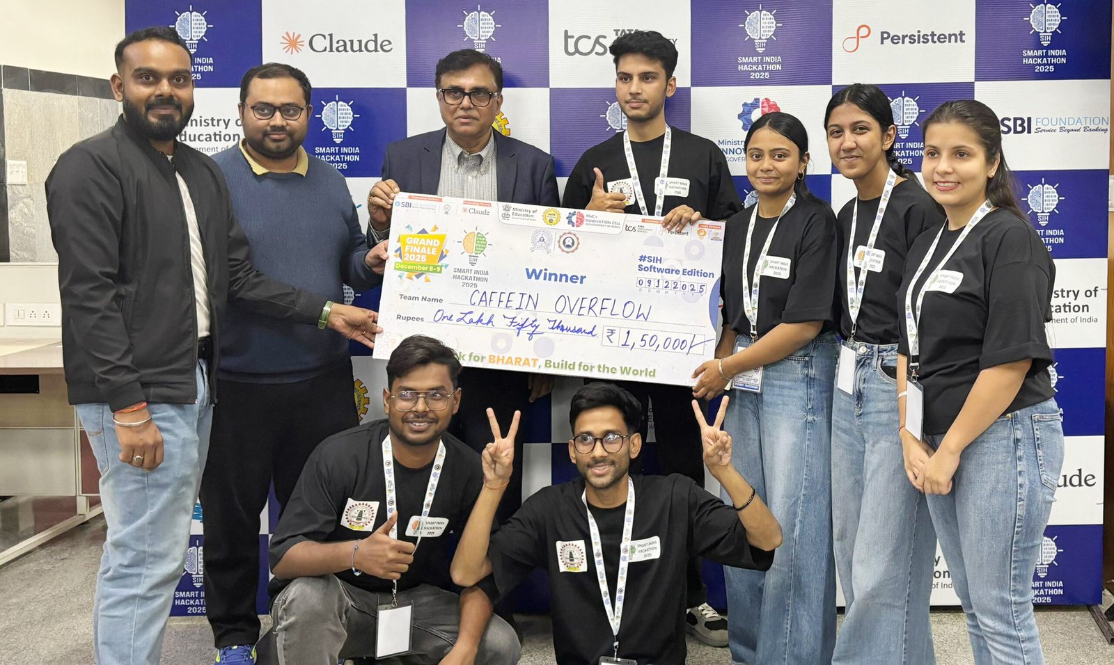 जेसी बोस विश्वविद्यालय की टीम “कैफीन ओवरफ्लो” ने स्मार्ट इंडिया हैकाथॉन- 2025 में प्रथम पुरस्कार जीता