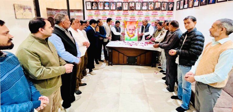 स्वतंत्रता संग्राम व राष्ट्रीय एकता में सरदार वल्लभभाई पटेल की भूमिका को राष्ट्र कभी भुला नहीं सकता: बलजीत कौशिक