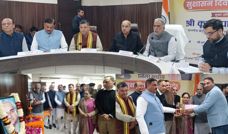 सुशासन केवल शब्द नहीं, आम नागरिक के जीवन को सरल बनाने की सशक्त व्यवस्था है, मिनिमम गवर्नमेंट, मैक्सिमम गवर्नेंस से प्रशासन बना जनहितैषी : कृष्णपाल गुर्जर