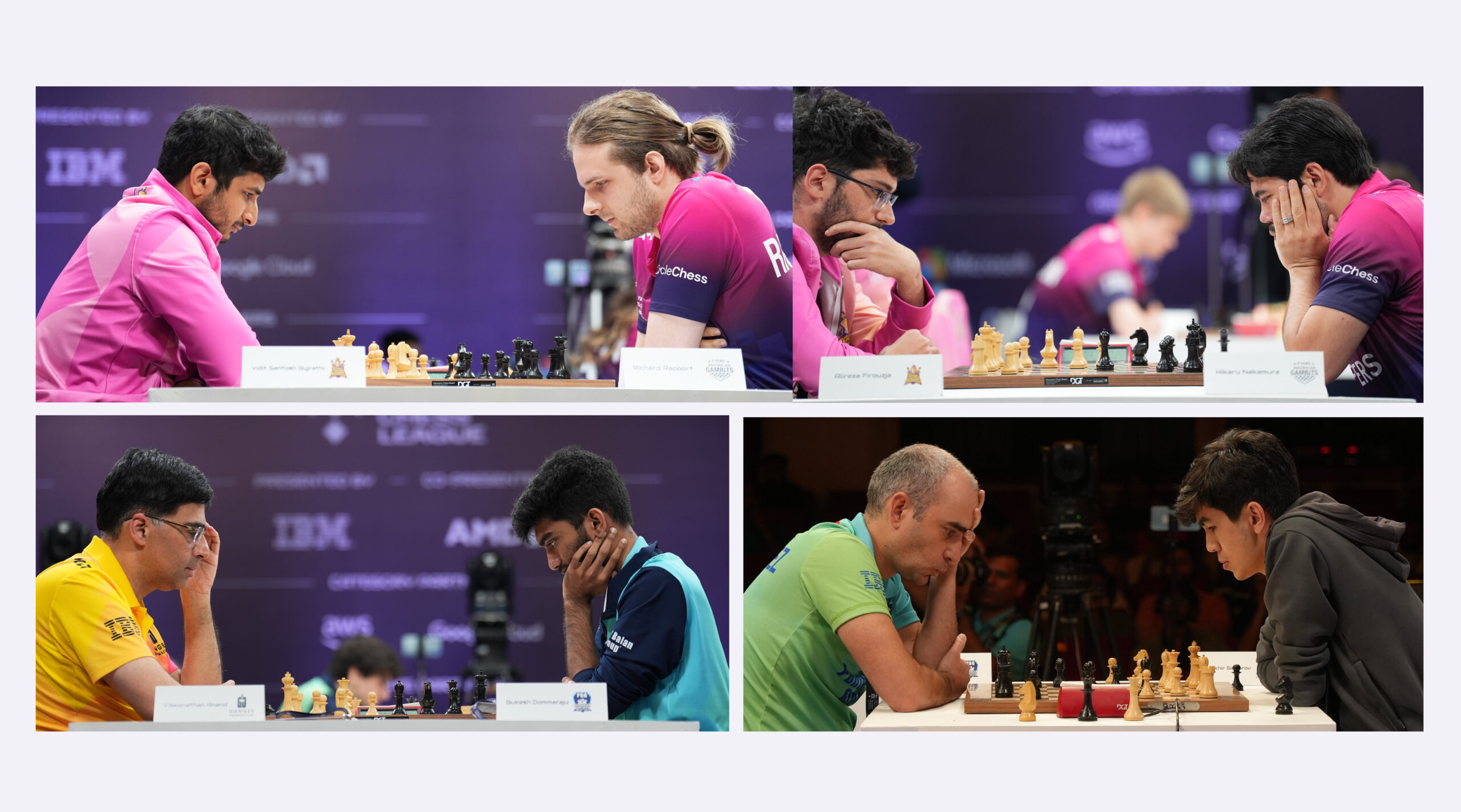 GCL: Fyers American Gambits Beat Triveni Continental Kings in Last-Gasp Thriller, Ganges Grandmasters Continue Winning