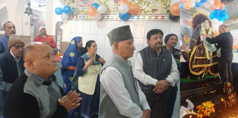 एनएच पांच- ए ब्लॉक स्थित हरि मंदिर में शनि देव मूर्ति स्थापना दिवस कार्यक्रम का आयोजन किया गया