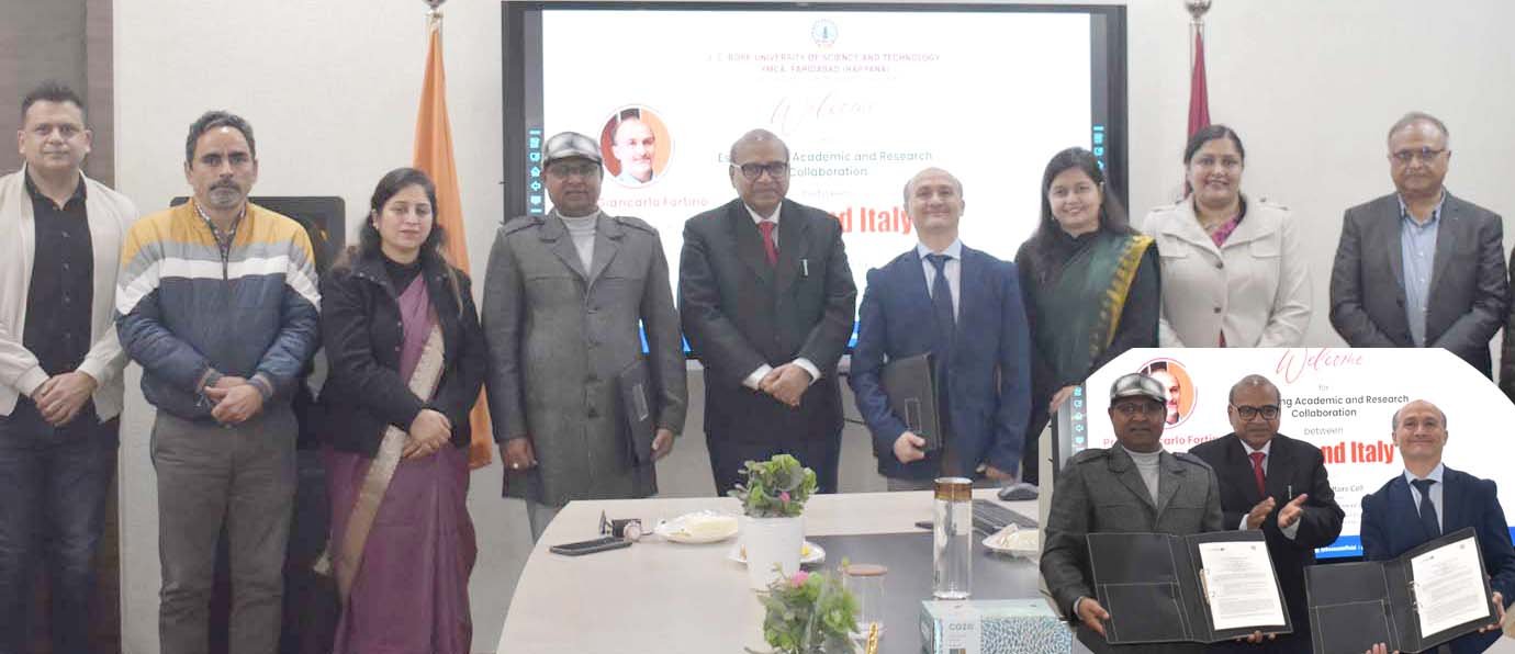जे.सी. बोस विश्वविद्यालय में इटली के सहयोग से स्थापित होगी एआई-आधारित वर्चुअल लेबोरेटरी, एआई-आधारित रोबोटिक्स टेक्नोलॉजीज के क्षेत्र में मिलकर करेंगे काम