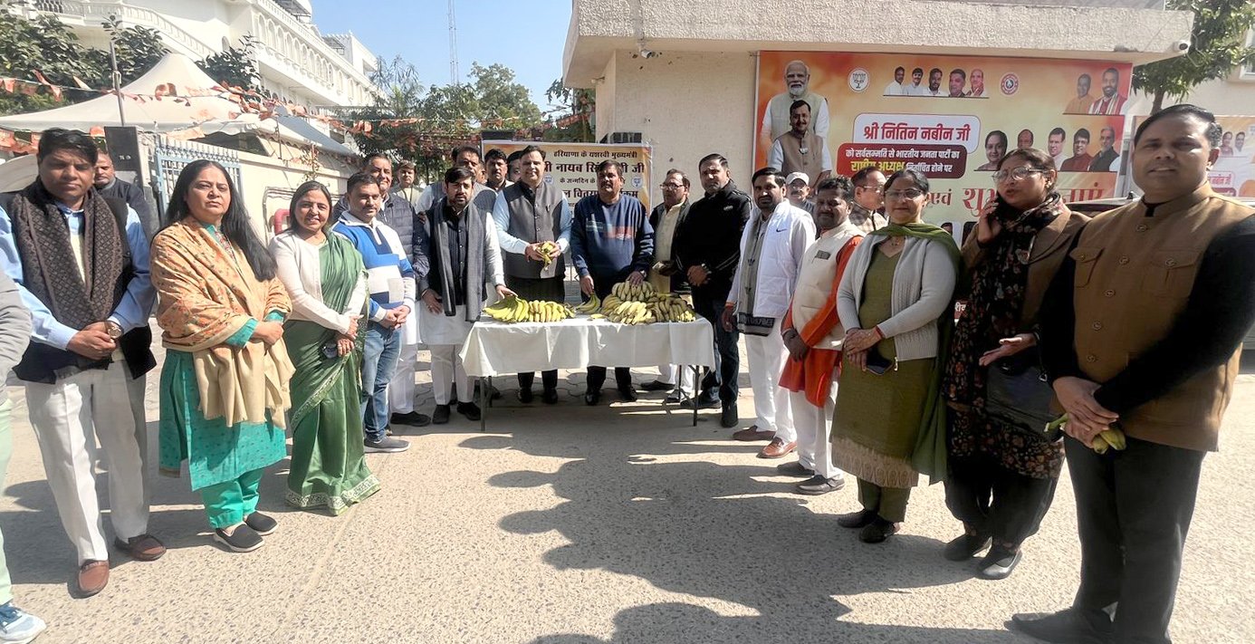 भाजपा नेताओं व कार्यकर्ताओं ने हवन-पूजन कर प्रदेश के विकास और प्रगति के प्रेरक मुख्यमंत्री नायब सिंह सैनी की दीर्घायु व उत्तम स्वास्थ्य की कामना की