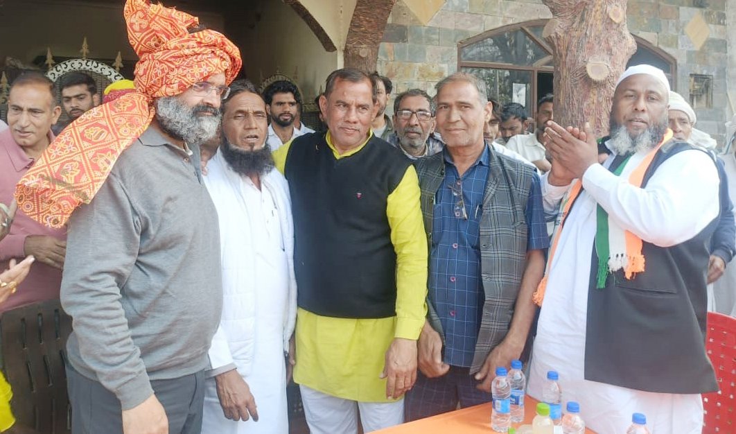 बृजेंद्र सिंह के नेतृत्व में निकाली जा रही “सद्भाव यात्रा” का एनआईटी क्षेत्र में फूल-मालाओं, आत्मीय स्वागत और उत्साहपूर्ण सहभागिता के साथ अभिनंदन किया