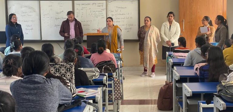 अग्रवाल कॉलेज बल्लभगढ़ में “उद्योग जागरूकता” विषय पर विशेषज्ञ व्याख्यान का आयोजन किया