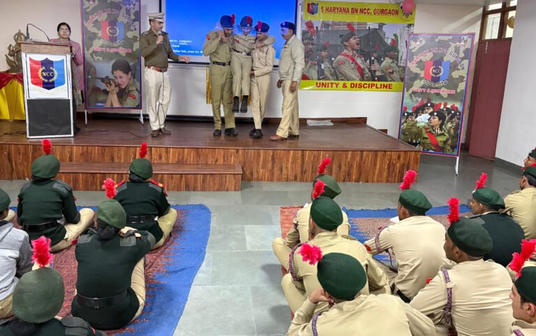 आपदा प्रबंधन प्रशिक्षण को लेकर एनसीसी ने अरावली कॉलेज एंड मैनेजमेंट में लगाया कैंप, कर्नल एसके कौशिक ने की अध्यक्षता
