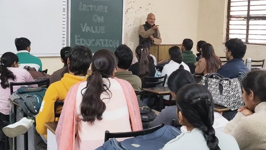 अग्रवाल कॉलेज बल्लभगढ़ के गणित विभाग द्वारा छात्रों के लिए व्याख्यान का आयोजन किया गया