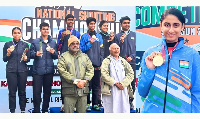 68वीं राष्ट्रीय शूटिंग चैंपियनशिप- 2025 में मानव रचना शूटिंग अकादमी के निशानेबाज़ों ने शानदार प्रदर्शन करते हुए कई पदक अपने नाम किए