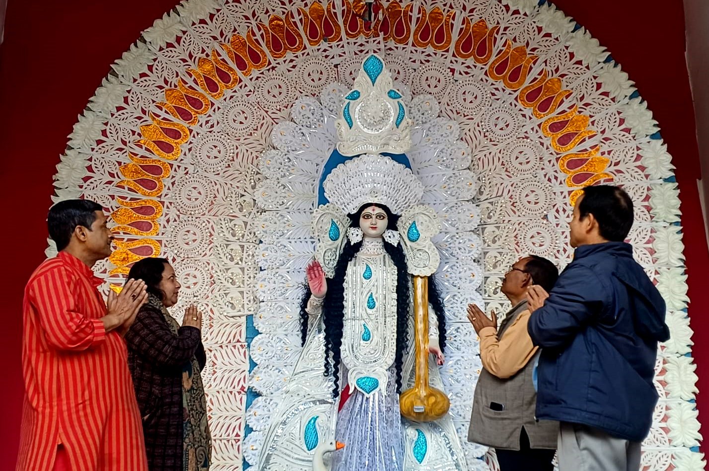 फरीदाबाद कालीबाड़ी में बसंत पंचमी उत्सव 23 जनवरी को, सरस्वती पूजा का आयोजन