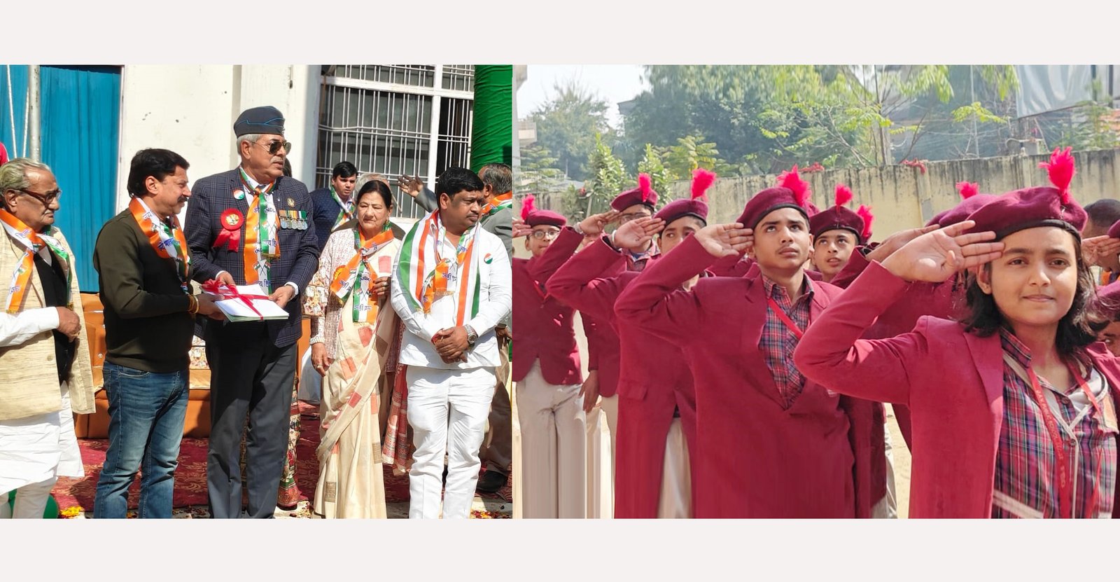 कर्तव्य पथ की तर्ज पर मना सेक्टर -37 में गणतंत्र दिवस समारोह