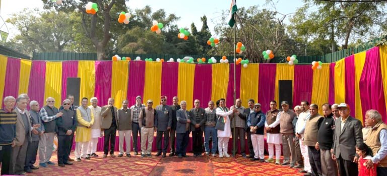 रेजिडेंट वेलफेयर एसोसिएशन सेक्टर- 19 द्वारा धूमधाम से मनाया गया गणतंत्र दिवस