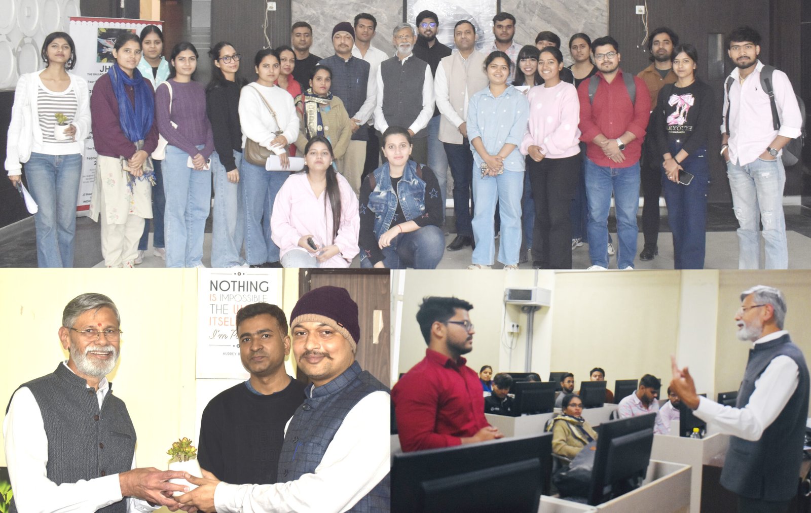 जेसी बोस विश्वविद्यालय में ‘सोशल वर्क :”प्रोफेशन विद ए पर्पज” पर विशेषज्ञ व्याख्यान का आयोजन- सोशल वर्क  से समाज में सकारात्मक बदलाव ला सकते हैं विद्यार्थी : प्रो पवन सिंह