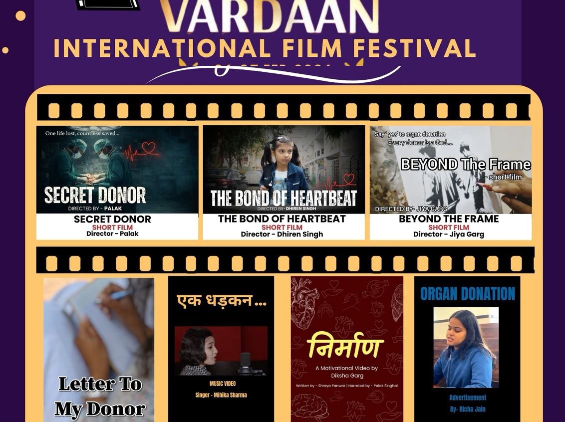 वरदान इंटरनेशनल फिल्म फेस्टिवल दिल्ली में जेसी.बोस विश्वविद्यालय के मीडिया विभागके विद्यार्थियों की शानदार उपलब्धि, 7 प्रविष्टियों का चयन 