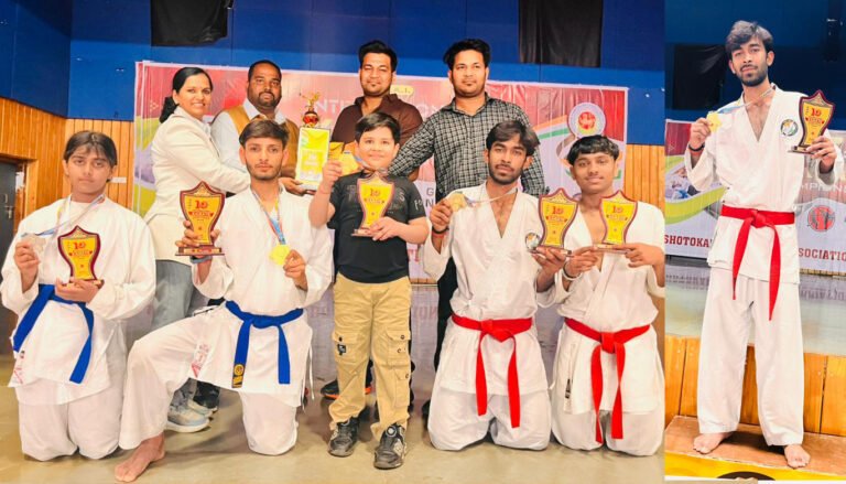 गोवा में आयोजित 10वीं इंटरनेशनल कराटे चैम्पियनशिप -2026 में आरटूएफ मॉर्शल ऑर्ट एकेडमी बल्लभगढ के खिलाडिय़ों ने परचम लहराया