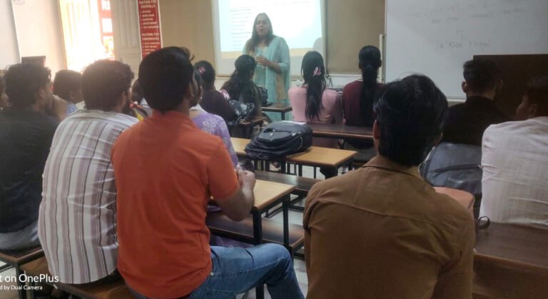 अग्रवाल कॉलेज, बल्लभगढ़  द्वारा को “ई-कॉमर्स का भविष्य और ओम्नी-चैनल रिटेल” विषय पर एक विशेष अतिथि व्याख्यान आयोजन किया गया