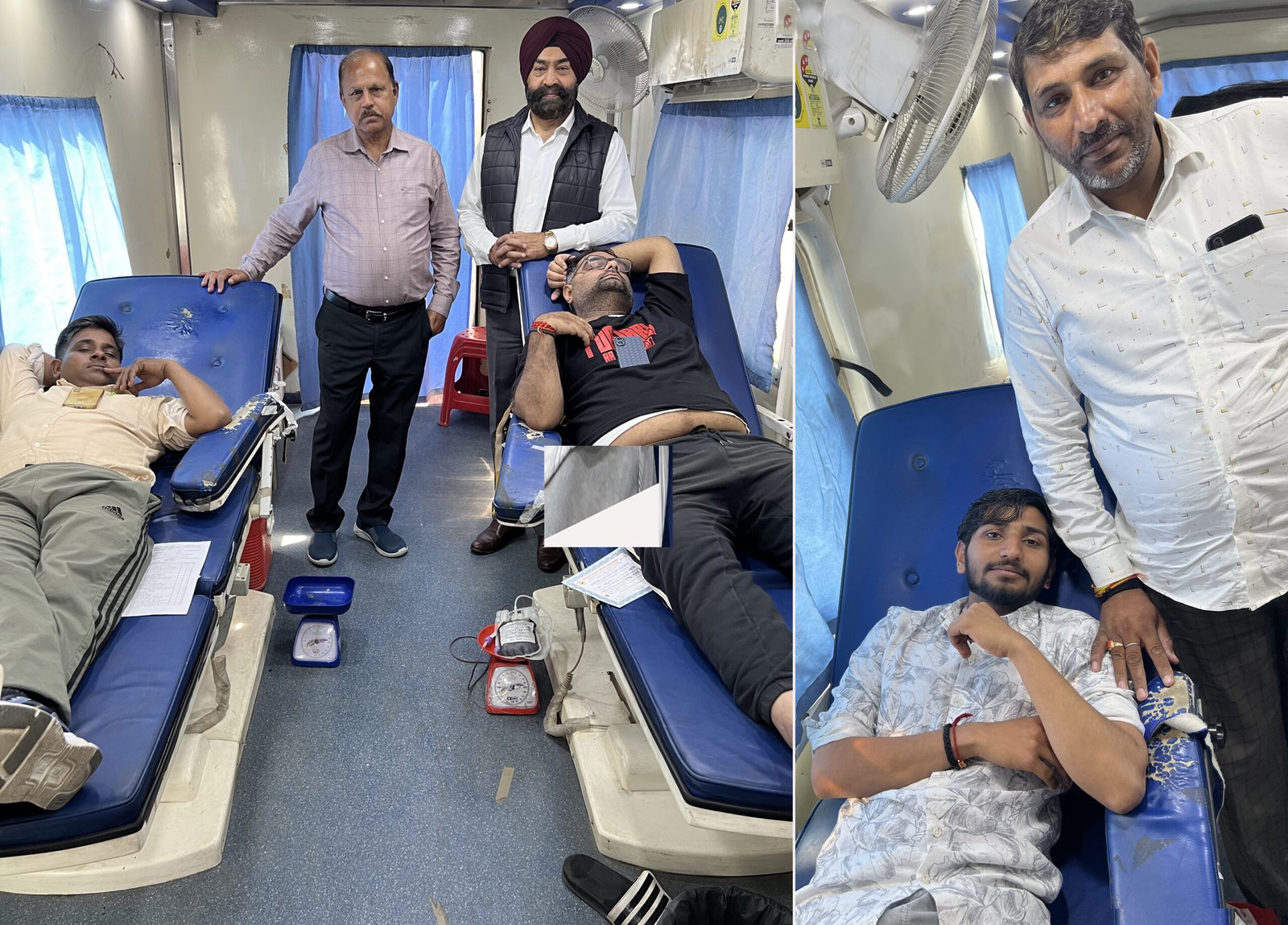 स्टडी ग्लोबल सर्विसेज एनएच- 3 फरीदाबाद की ओर से  थैलेसीमिया ग्रस्त बच्चों के लिए रक्तदान शिविर का आयोजन