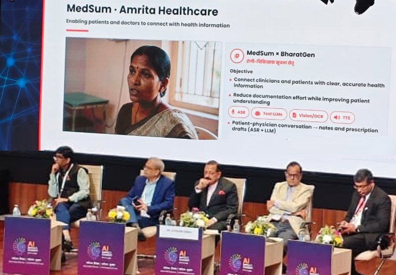 Amrita Unveils MedSum, an AI Clinical Assistant That Listens, Understands and Writes Medical Records