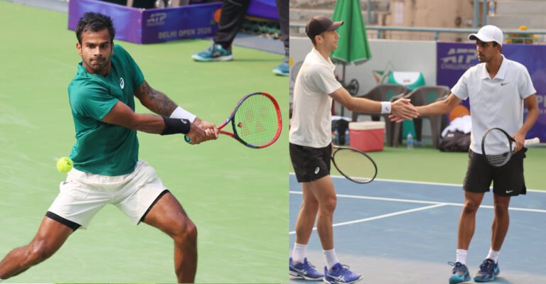 ATP Delhi Open 2026: Sumit Nagal Bows Out in Round 2, Doubles Top seeds Banthia/ Donski Advance to Quarters