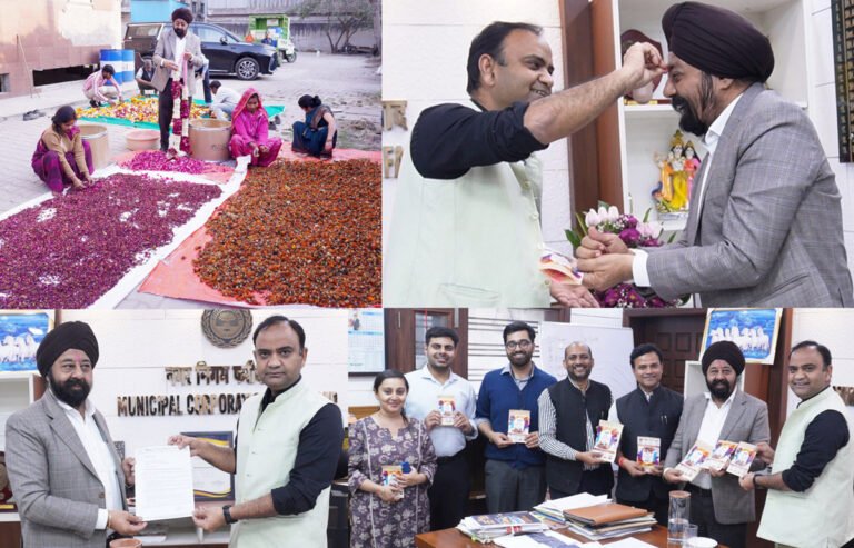 मंदिरों के वेस्ट फूलों से बना प्राकृतिक गुलाल, नगर निगम फरीदाबाद और विक्टोरा लाइफ फाउंडेशन के संयुक्त प्रयास से ‘वेस्ट टू वेल्थ’ मॉडल साकार