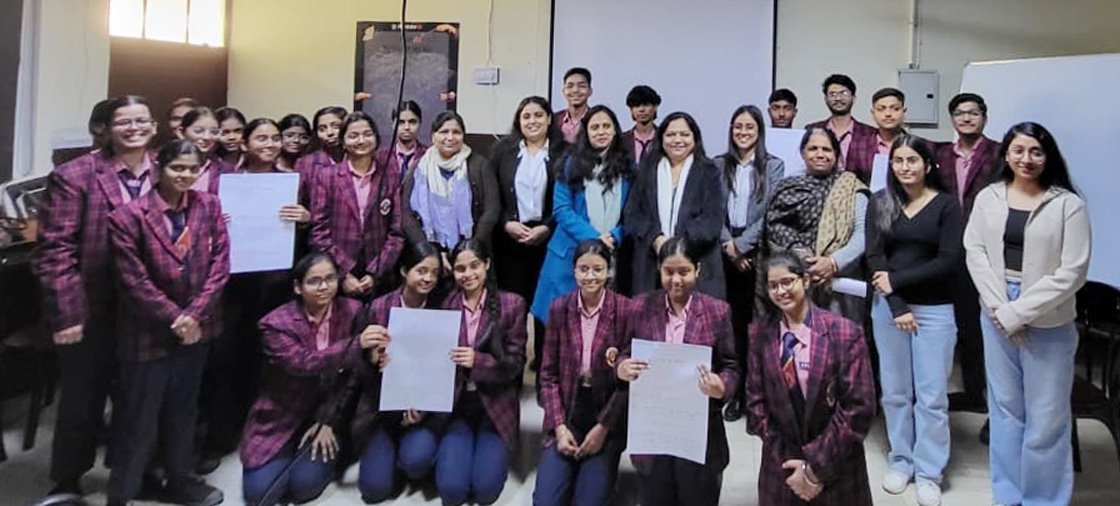 अग्रवाल कॉलेज बल्लभगढ़ द्वारा अग्रवाल पब्लिक स्कूल, सेक्टर-3 में “उद्यमिता – मूल्य सृजन की कला” विषय पर स्कूल आउटरीच कार्यक्रम का आयोजन किया गया