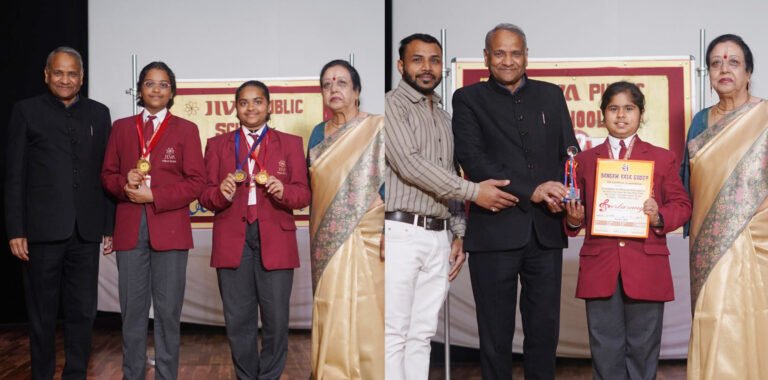 जीवा पब्लिक स्कूल की छात्राओं ने राष्ट्रीय व राज्य स्तर पर किया शानदार प्रदर्शन