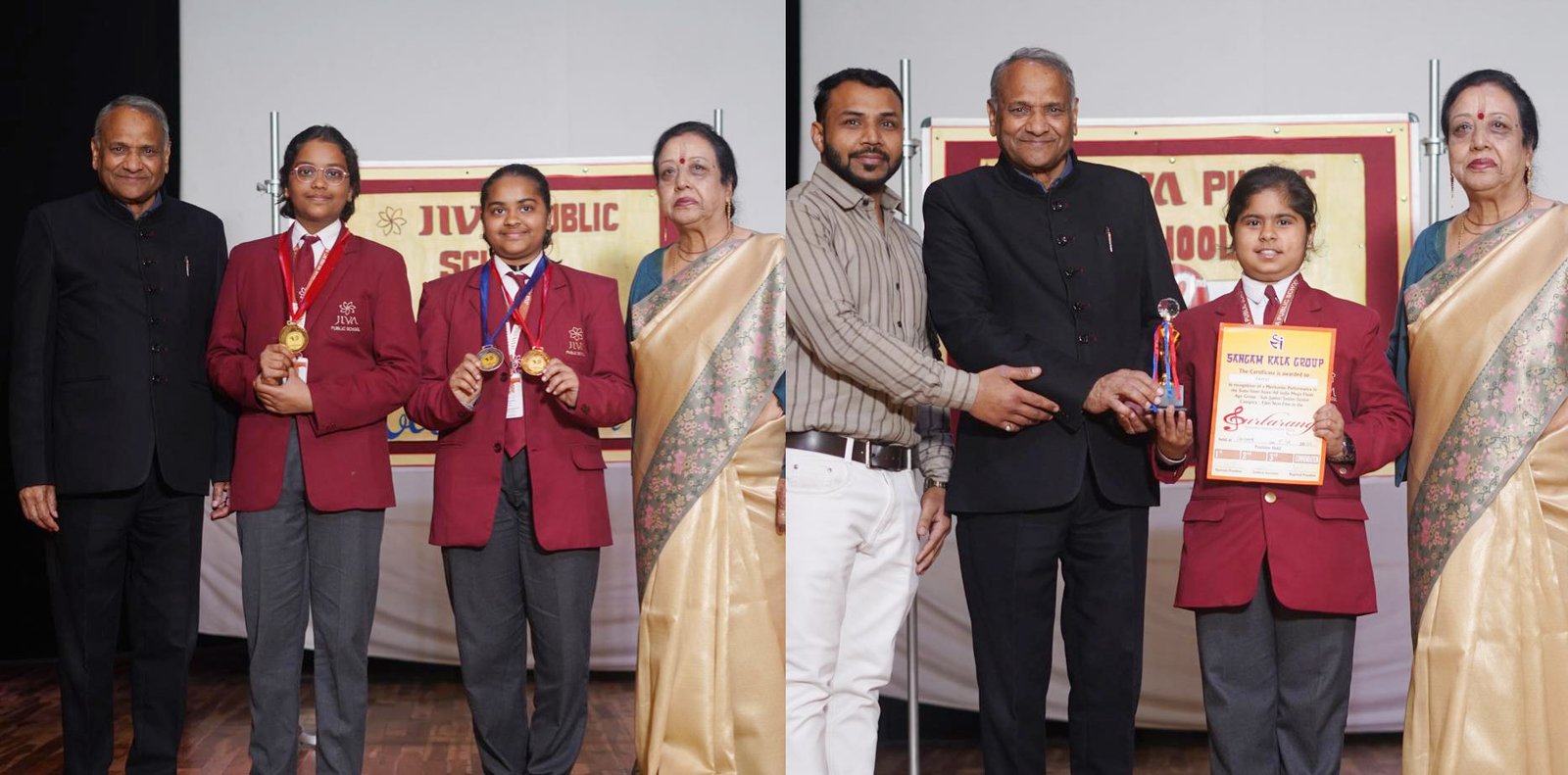 जीवा पब्लिक स्कूल की छात्राओं ने राष्ट्रीय व राज्य स्तर पर किया शानदार प्रदर्शन