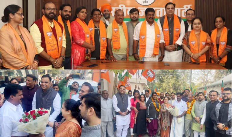 भाजपा जिला कार्यालय पर केरल के जनप्रतिनिधियों का भव्य स्वागत, केरल में ऐतिहासिक जनादेश, जनता के विश्वास का प्रतीक : पंकज पूजन रामपाल