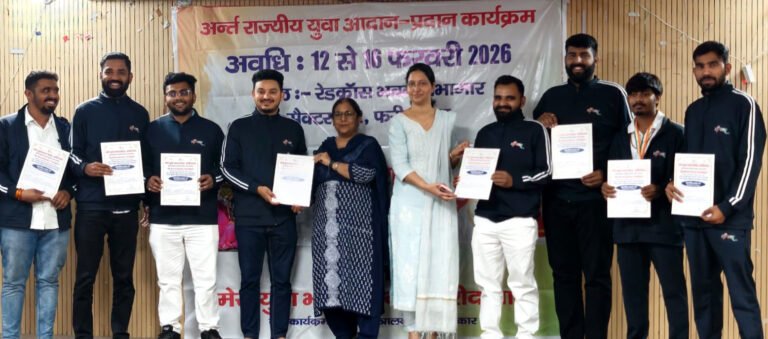 फरीदाबाद में 5 दिवसीय अंतरराज्यीय युवा आदान-प्रदान कार्यक्रम का सफल आयोजन, योग, प्राथमिक चिकित्सा और विकसित भारत@2047 पर विशेषज्ञों ने किया मार्गदर्शन