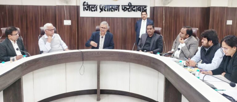 फरीदाबाद में 9वीं अंतर-एजेंसी समन्वय बैठक आयोजित, शहरी परियोजनाओं की प्रगति की समीक्षा, प्रधानमंत्री कार्यालय से हो रही CAQM की निगरानी : डीएस ढेसी