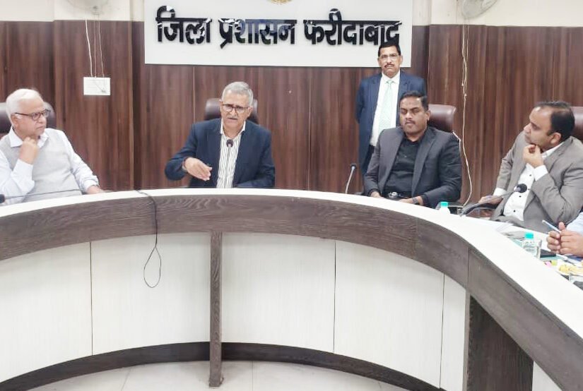 फरीदाबाद में 9वीं अंतर-एजेंसी समन्वय बैठक आयोजित, शहरी परियोजनाओं की प्रगति की समीक्षा, प्रधानमंत्री कार्यालय से हो रही CAQM की निगरानी : डीएस ढेसी