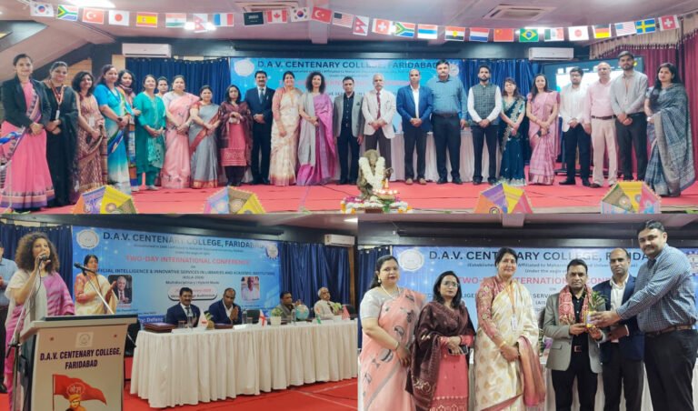 डीएवी शताब्दी महाविद्यालय में दो दिवसीय AISLA-2026’ अंतरराष्ट्रीय सम्मेलन के प्रथम दिवस पर एआई तकनीक के उचित उपयोग पर विशेषज्ञों ने रखा अपना पक्ष