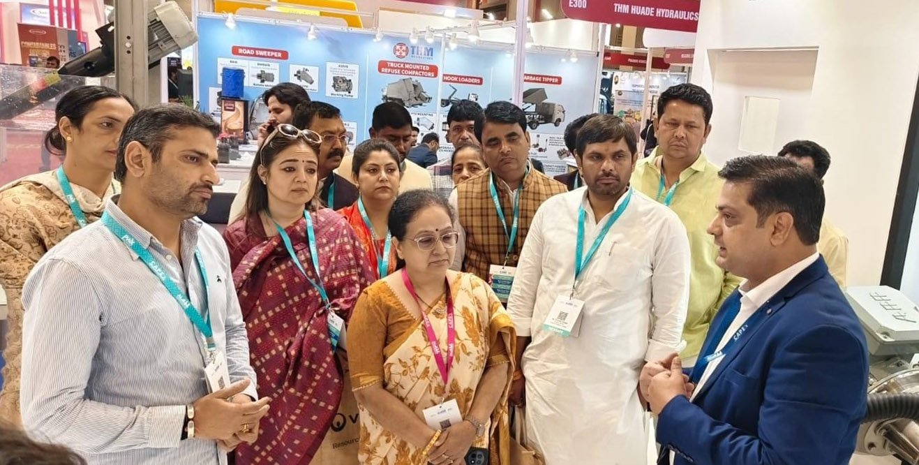 नगर निगम फरीदाबाद के प्रतिनिधिमंडल ने भारत मंडपम में आयोजित सम्मेलन में लिया भाग- प्रवीण बत्रा जोशी मेयर