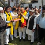 बल्लभगढ़ की जनता कॉलोनी के लगभग 1640 आवास धारकों को मालिकाना हक मिलने का रास्ता, सेक्टर- 8 कार्यालय पर पं. मूलचंद शर्मा का ढोल बाजे से स्वागत