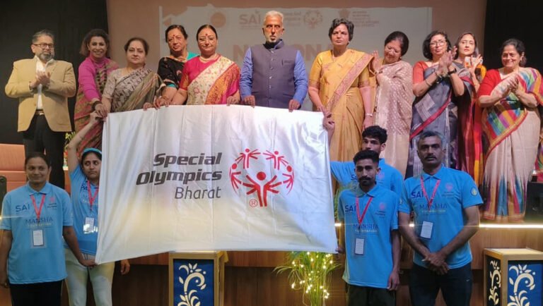 स्पेशल ओलंपिक्स, भारत की अध्यक्षा डॉ. मल्लिका नड्डा व केन्द्रीय राज्यमंत्री चौ.कृष्णपाल गुर्जर ने किया दिव्यांग एथलीटों के लिए हॉकी का शुभारंभ