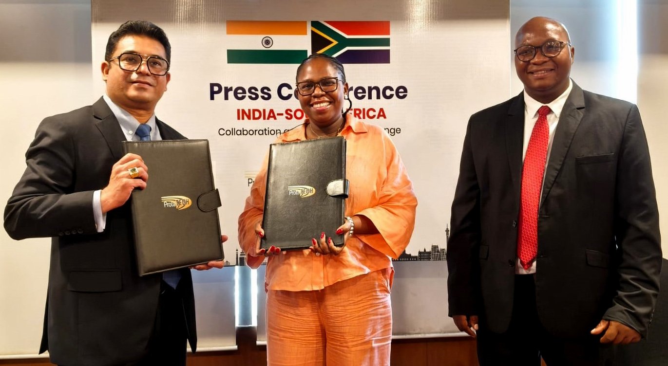 ग्लोबल टेक्नोलॉजी में भारत का डंका: गुरुग्राम की प्रोटाटेक और दक्षिण अफ्रीका की पामोडजी टेक के बीच हुआ करार